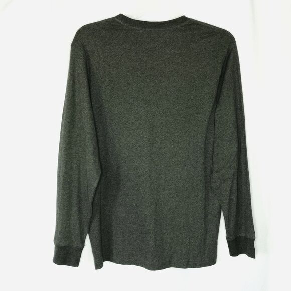 Old Navy Men's Long Sleeve Cotton T Shirt Rotation Gray Crew Neck NWT sz: XL - Picture 3 of 8